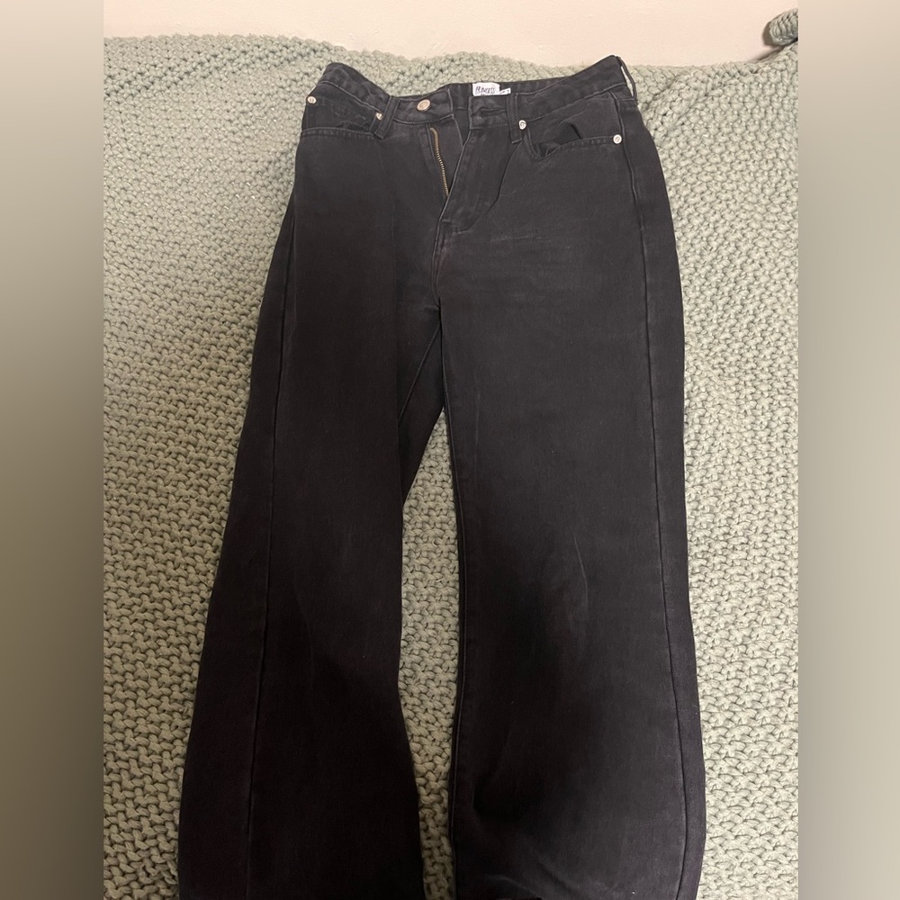 Black Princess Polly bootleg jeans!
